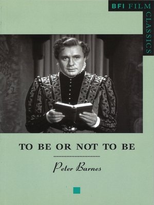 cover image of To be or Not to be